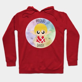 Proud to be Danish (Sleepy Forest Creatures) Hoodie